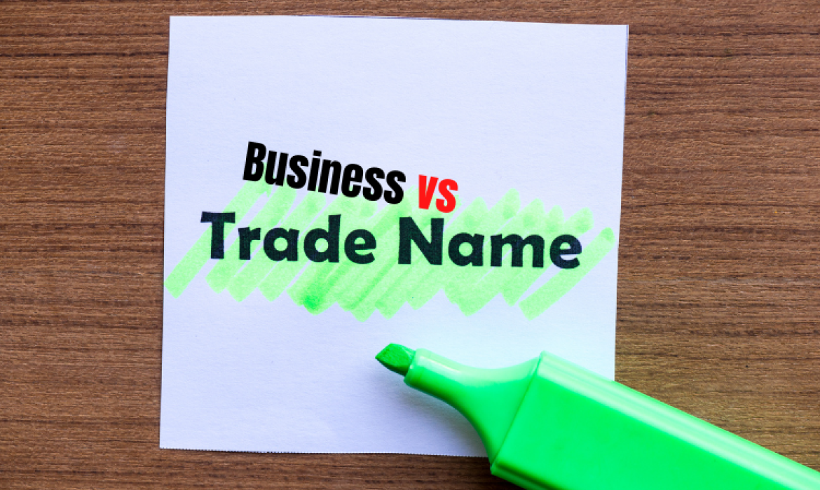 Business name vs. Trade name